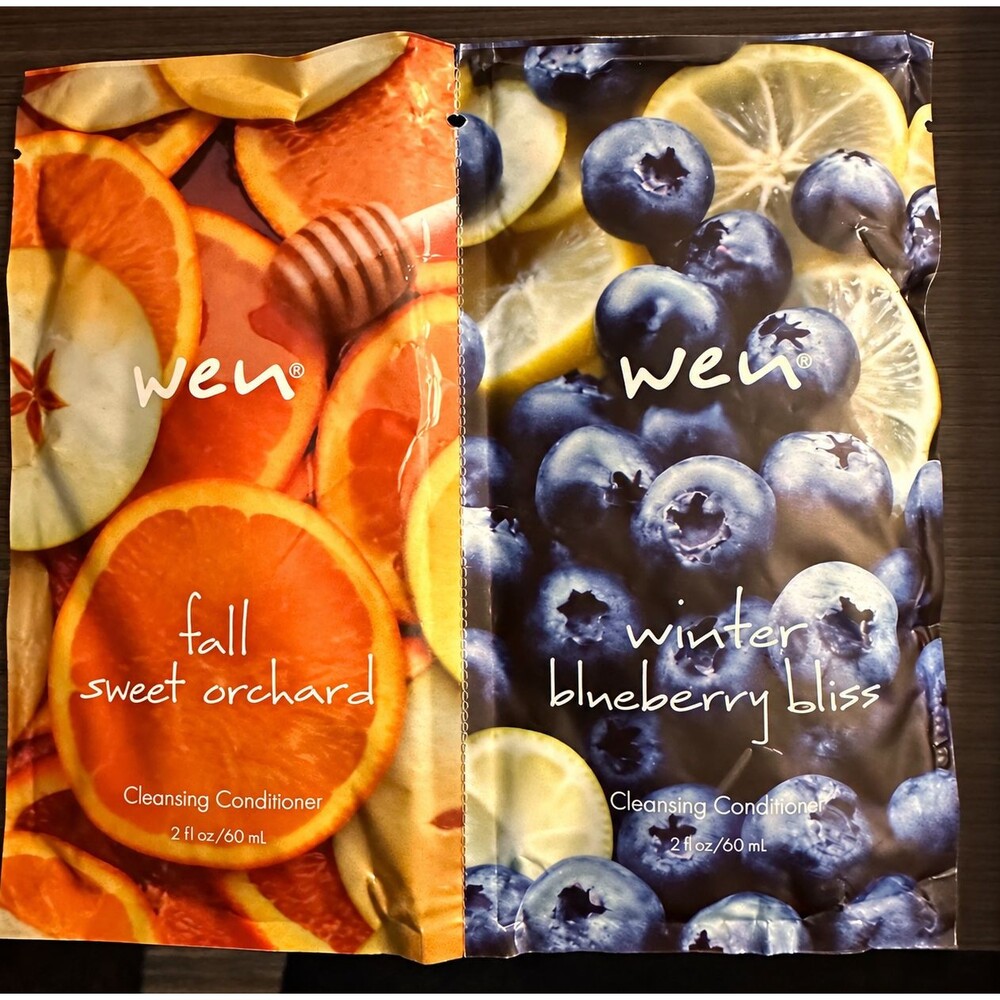 WEN Fall Sweet Orchard Winter Blueberry Bliss Cleansing Conditioner Travel 2oz